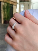 Vicenza - Piazzetta Palladio 2 - Anneau Salvini Femme Eterea in Or blanc Diamante 0.75 Ct 20115618 - 20115618